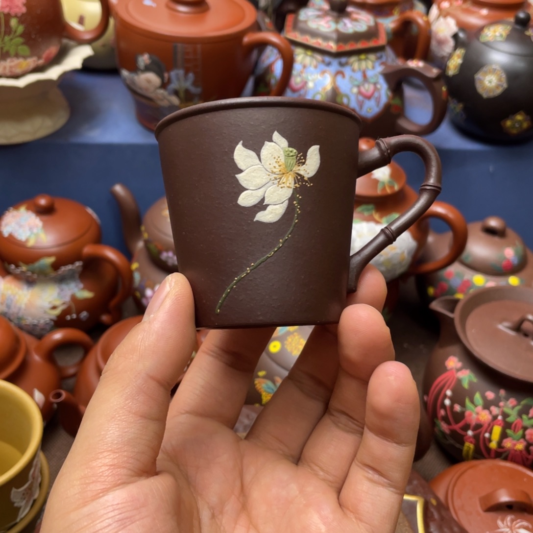 紫砂茶杯紫砂主人杯100cc