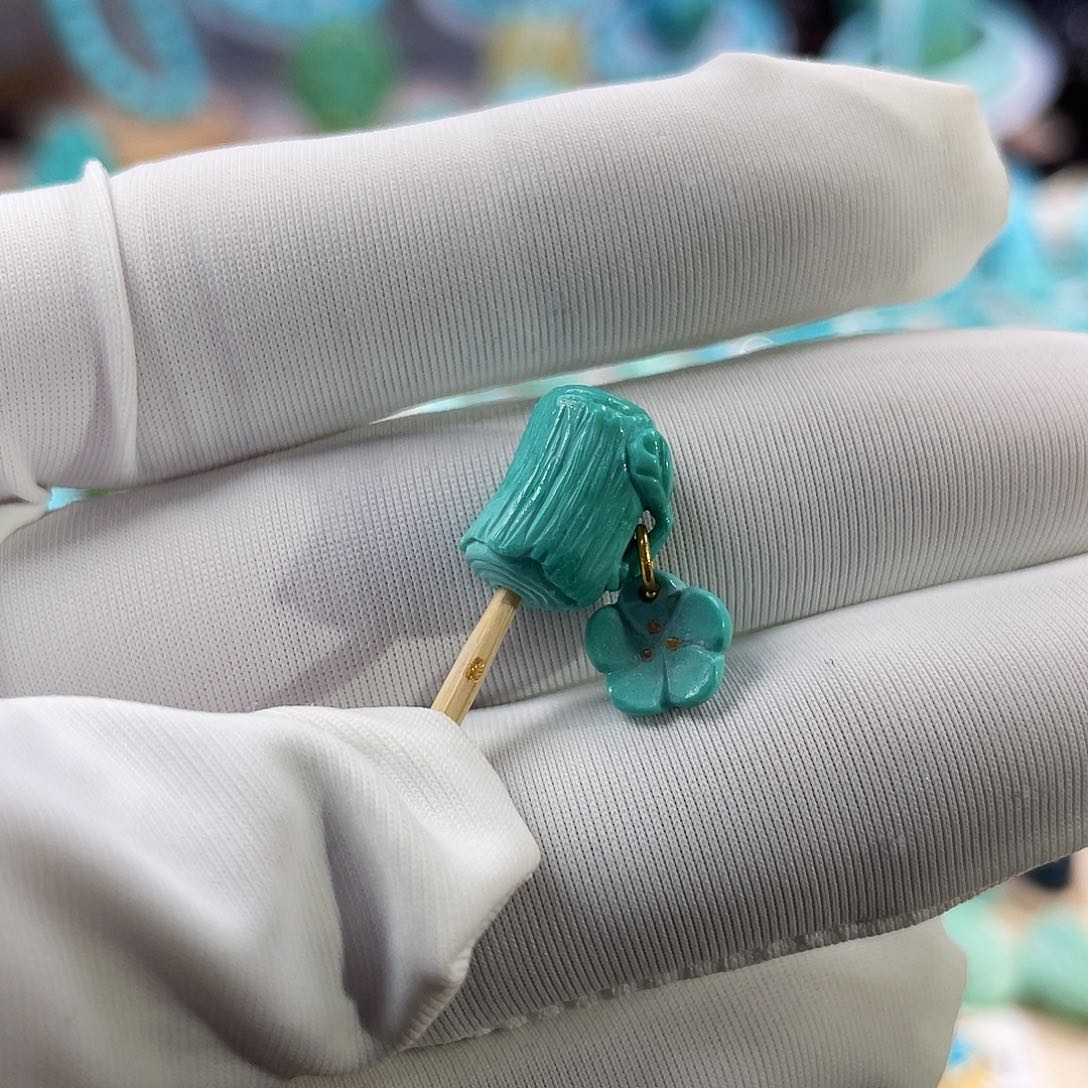 绿松石珠宝奇石未镶嵌