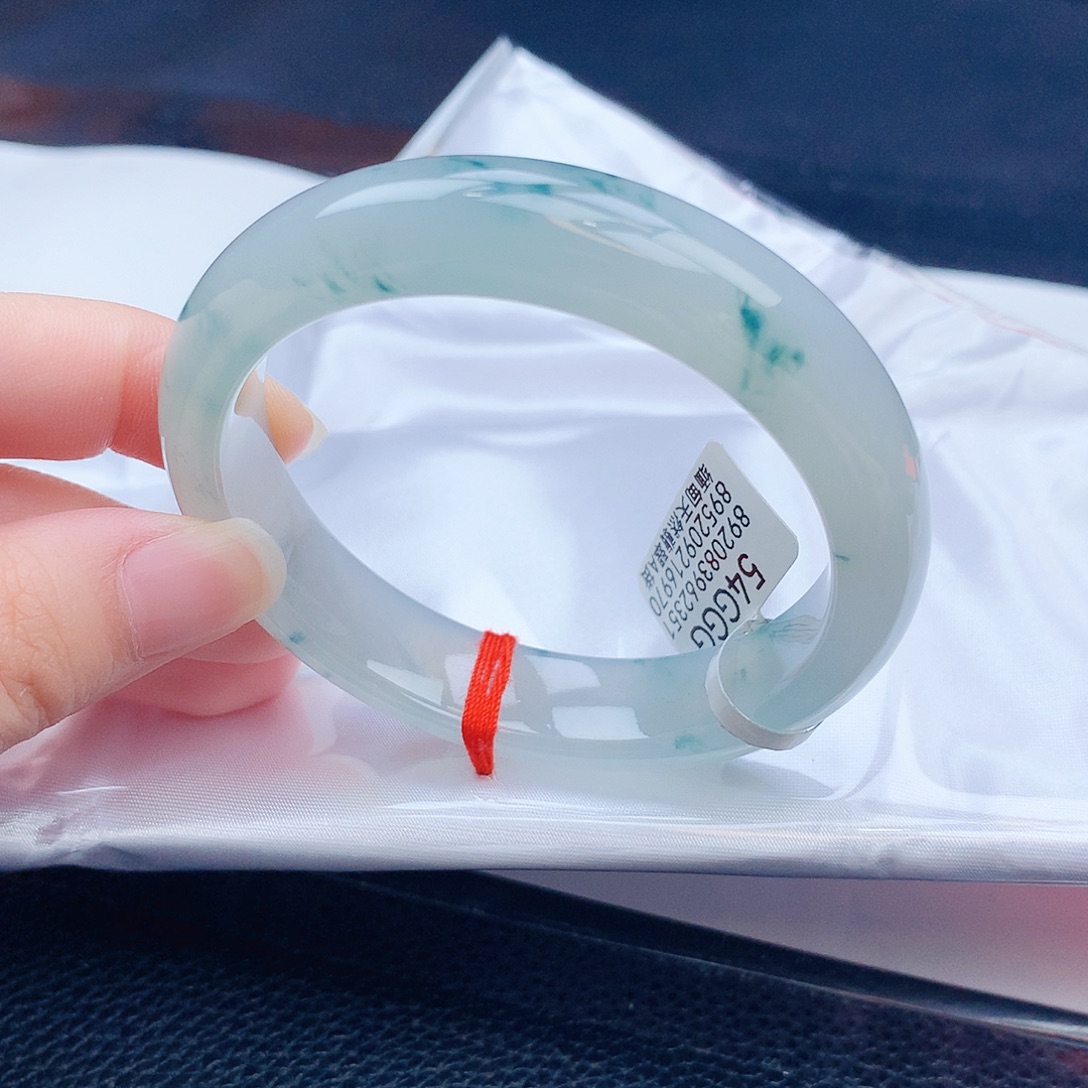 翡翠未镶嵌手镯缅甸天然翡翠a货手镯