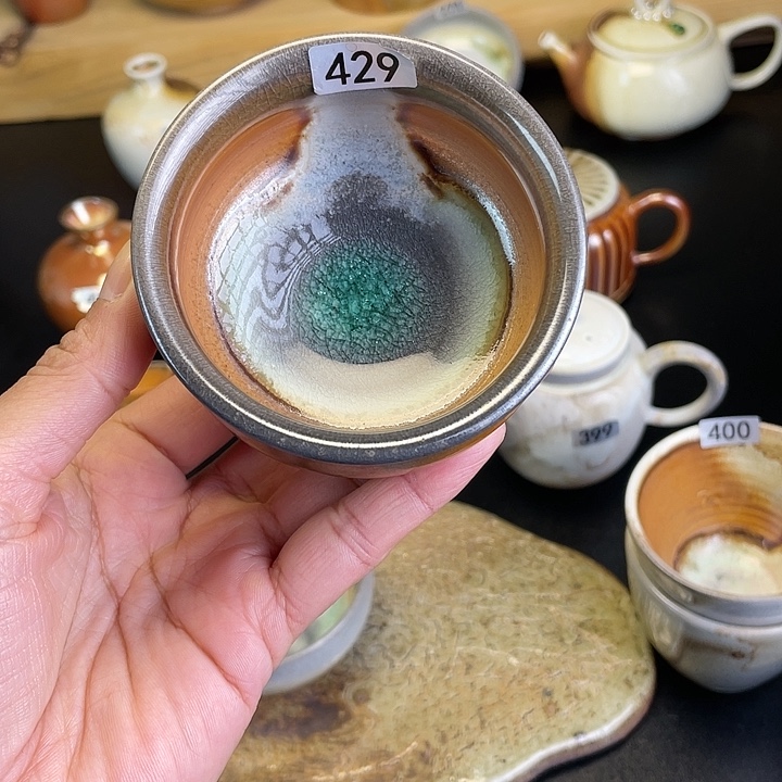 用***9燃薪柴烧茶器主人杯