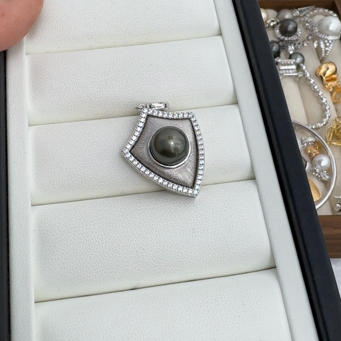 颈饰海水珍珠银S925镶嵌