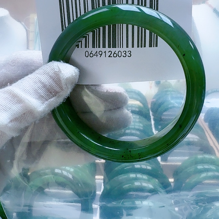 和田玉（碧玉）手镯未镶嵌62