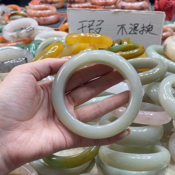 静***静石英质玉钛钢珠宝奇石62