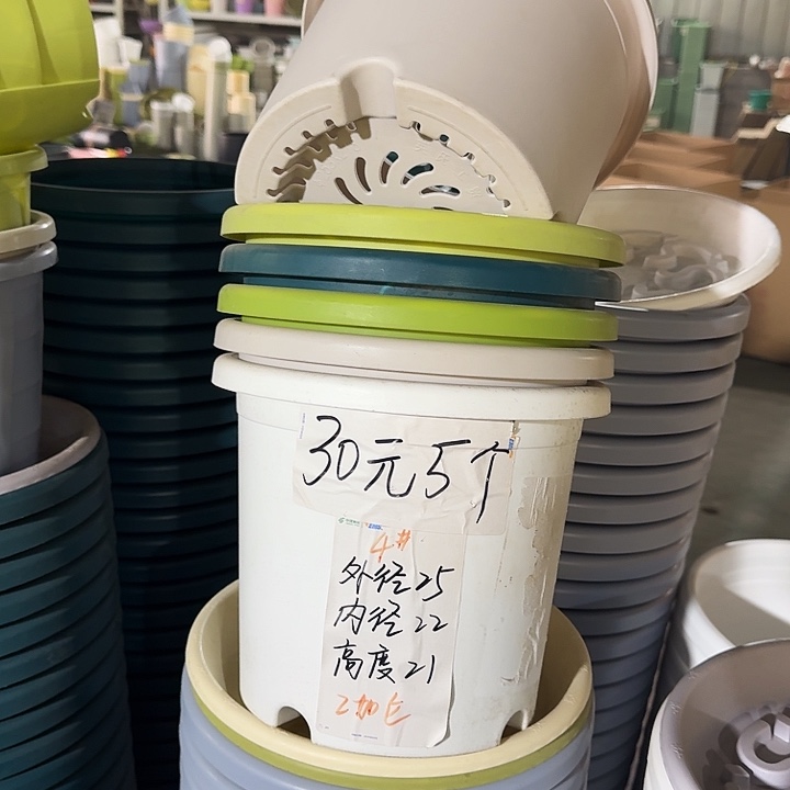 四季4#口径25白色8个无托