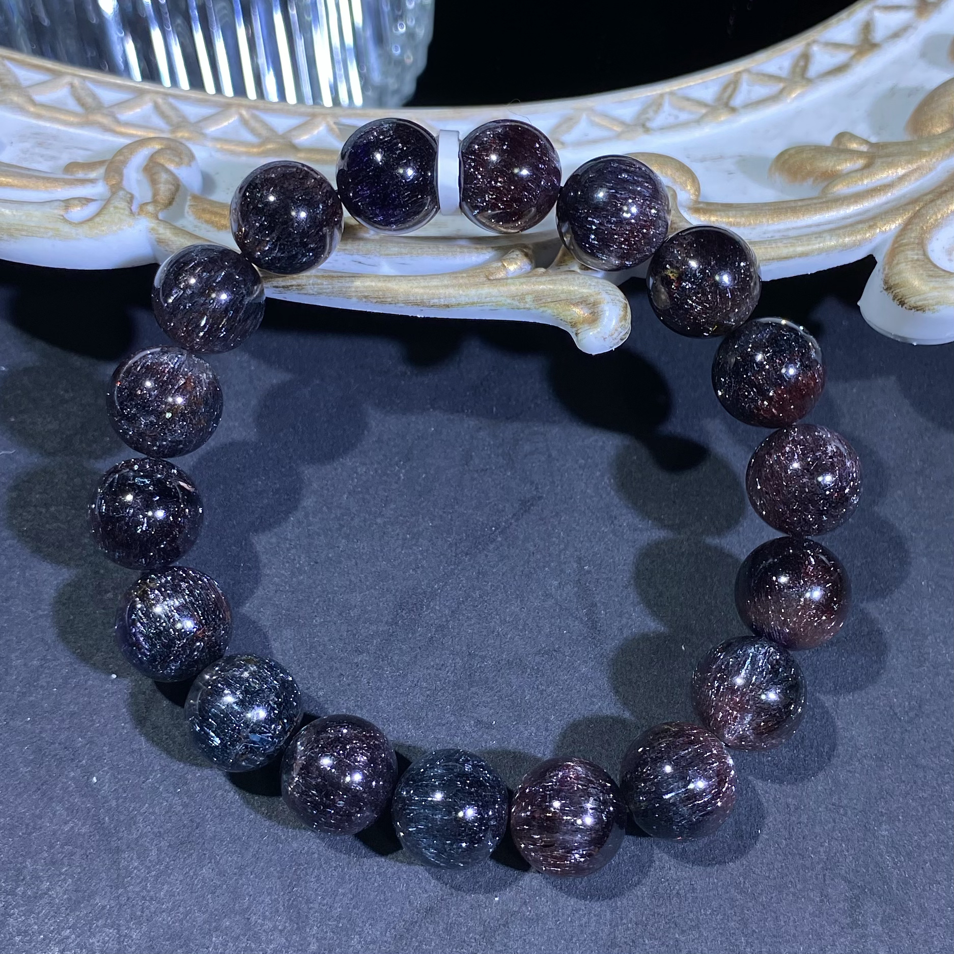 高品超七黑加仑爆闪单圈11.4mm左右