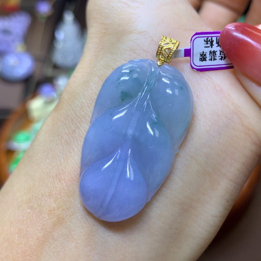 【闪购商品】翡翠颈饰18K金镶嵌翡翠