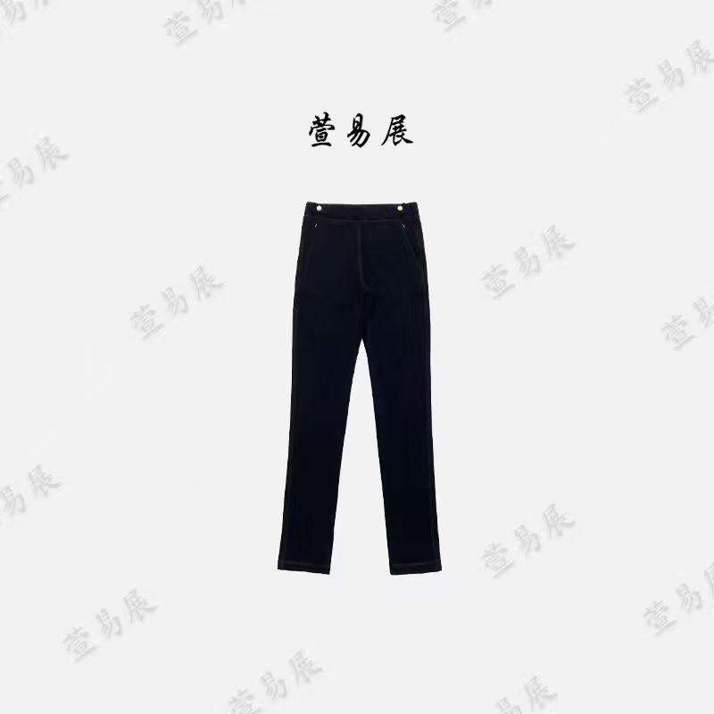 -“魔法黑裤”双面绒加厚糯感无压显瘦大长腿休闲裤-KZ101101