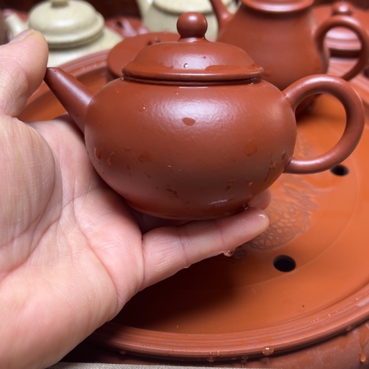 紫砂茶壶宜兴原矿赵庄朱泥