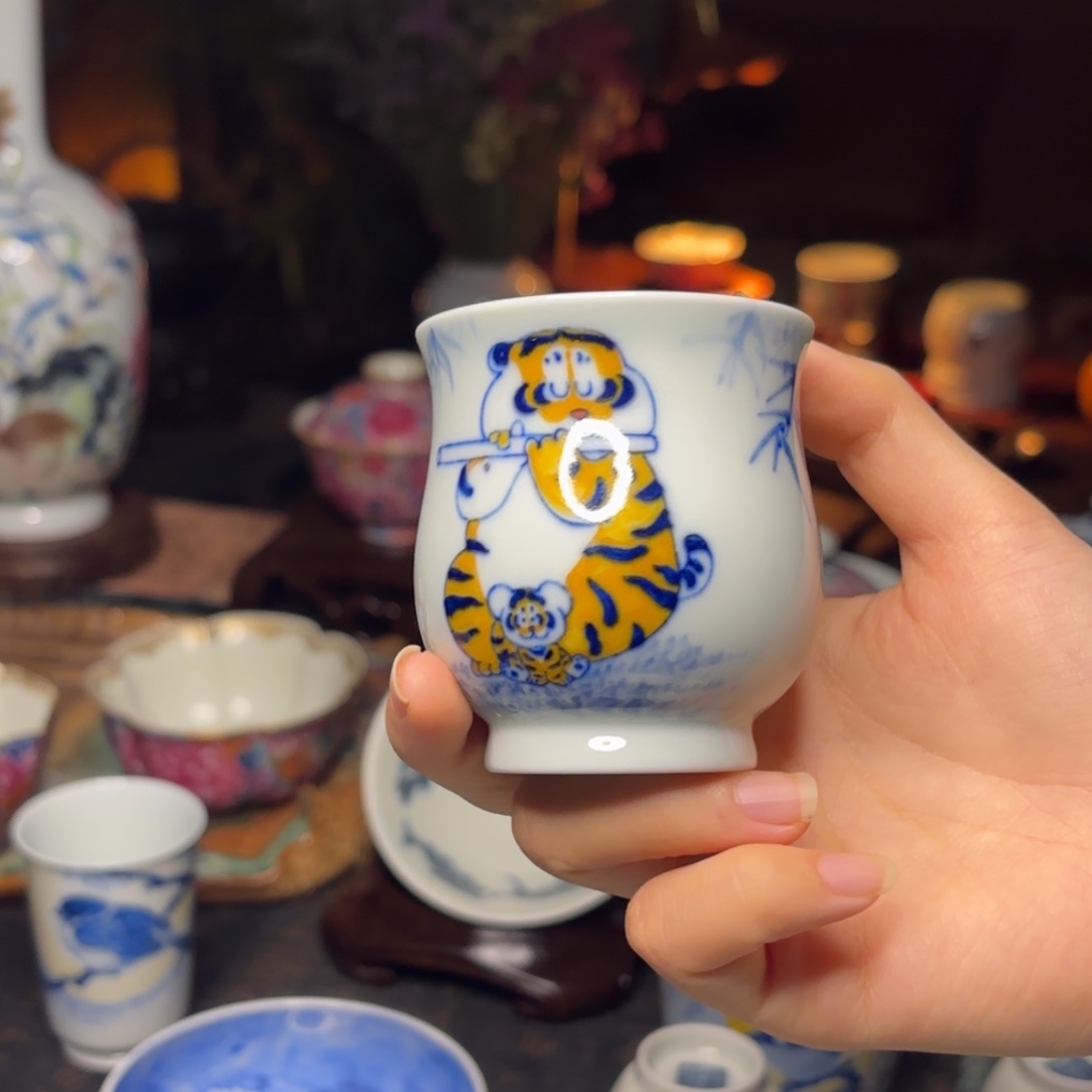 全手工福利小萌虎杯杯