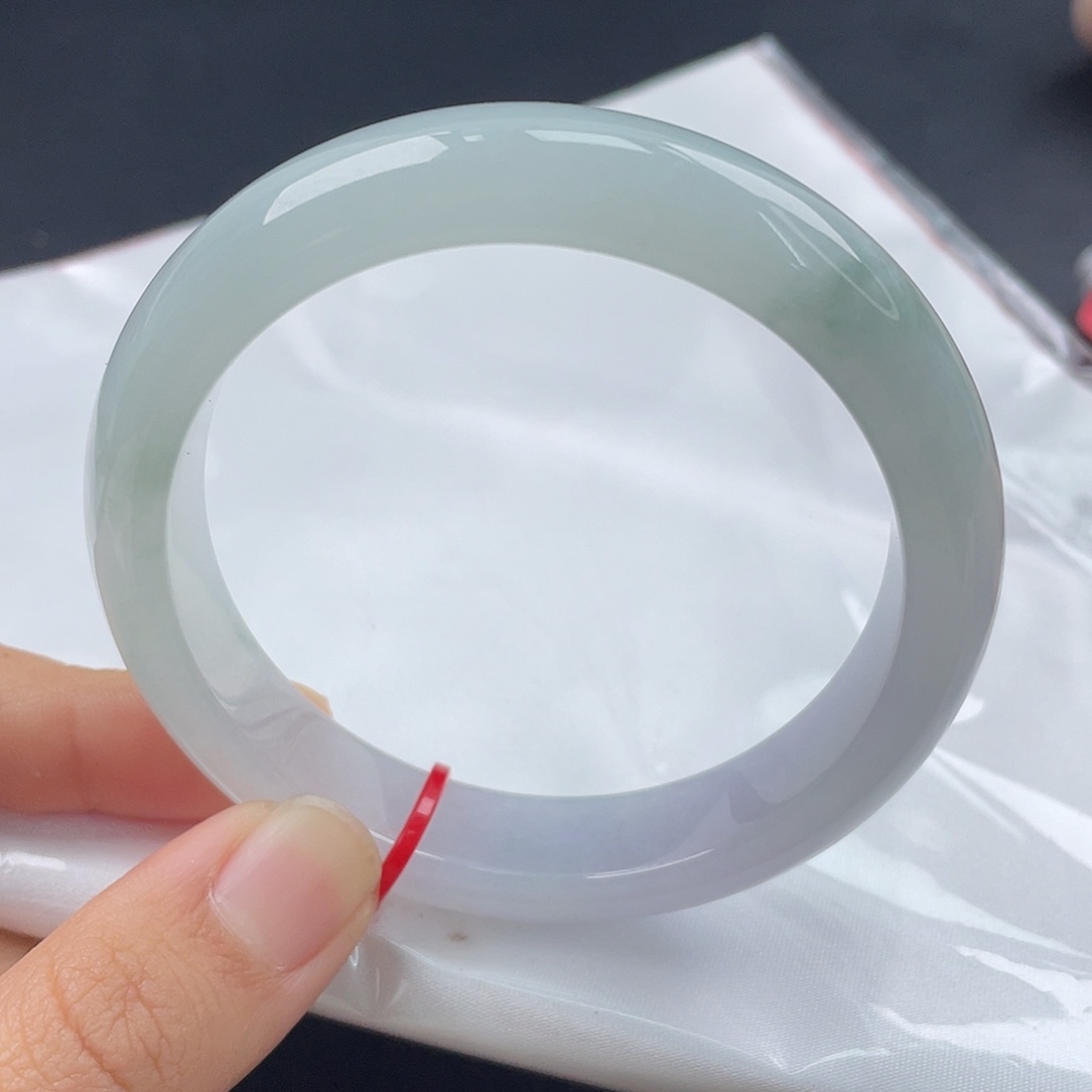 翡翠未镶嵌手镯58正圈