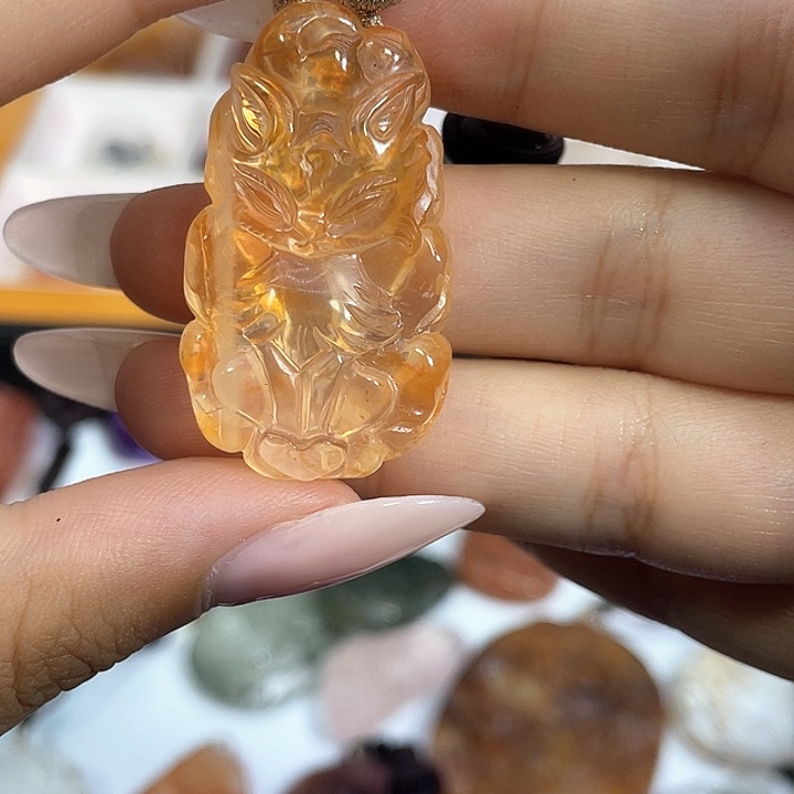 颈饰未镶嵌水晶天然