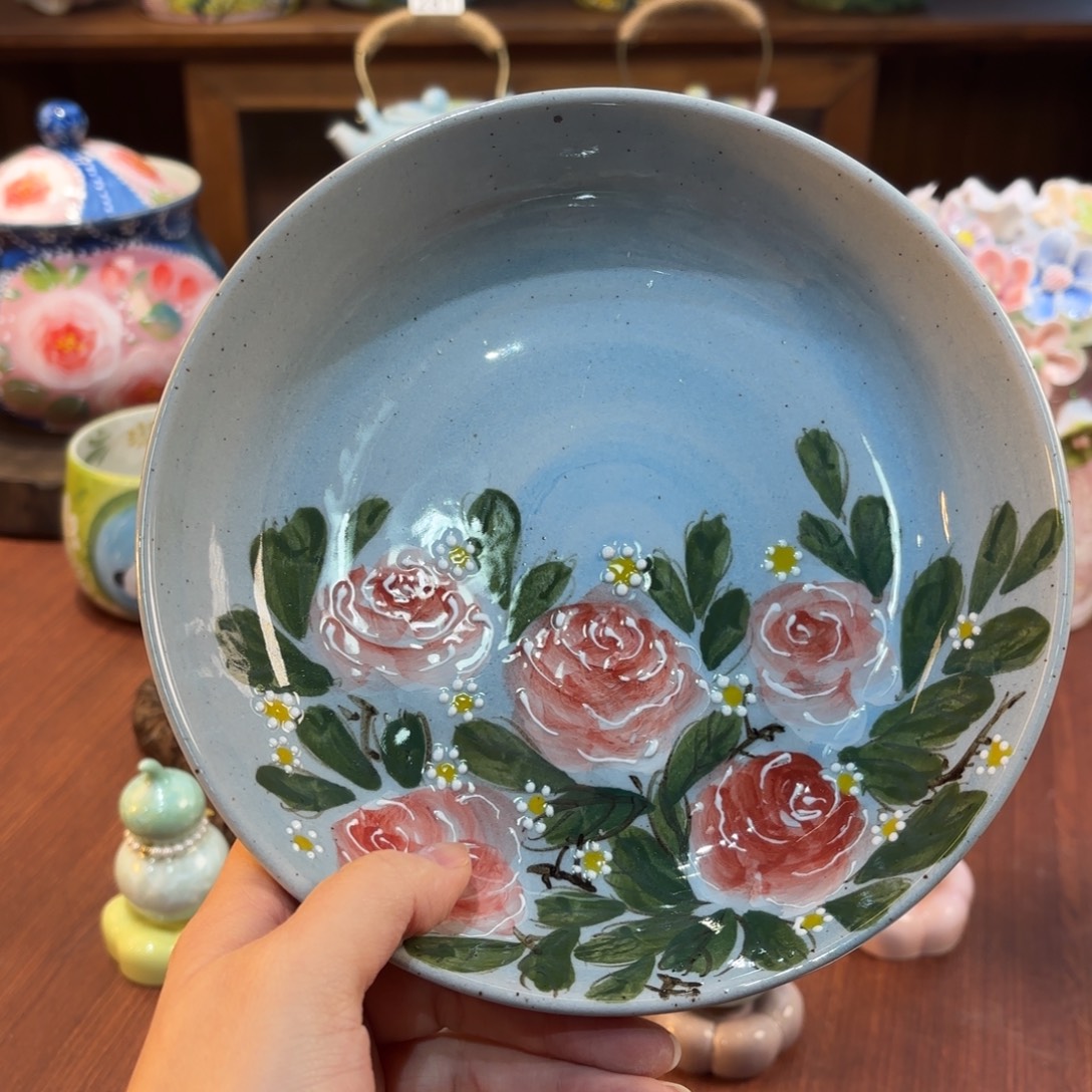 景德镇手绘高温釉下彩陶瓷茶具