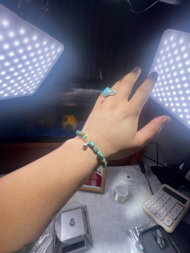 日系方糖款带微线手串