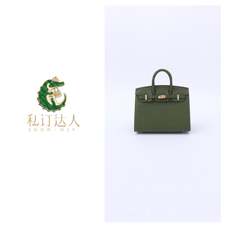 2025年春夏新款女士真皮百搭时尚鳄鱼皮斜跨女包