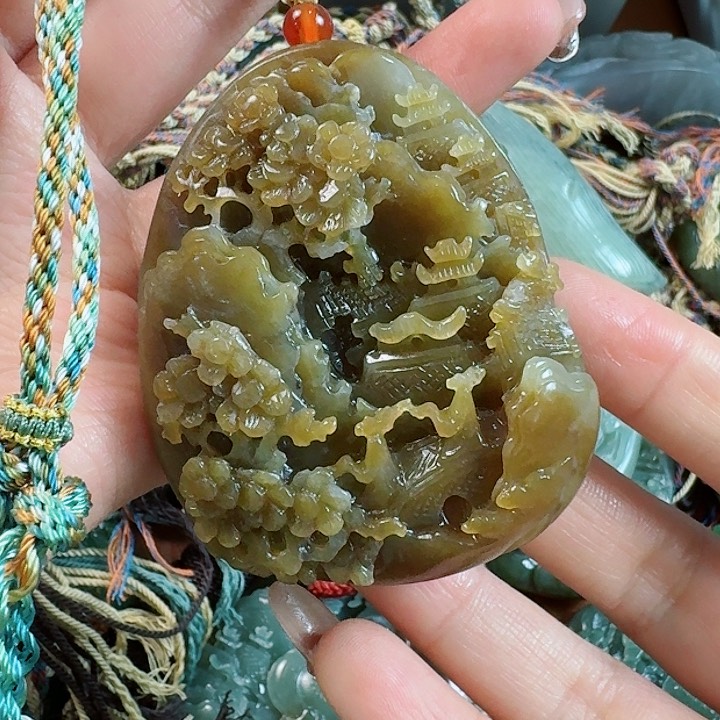 和田玉把件未镶嵌