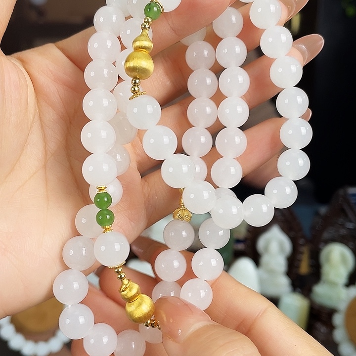 和田玉银S925镶嵌颈饰定制发货