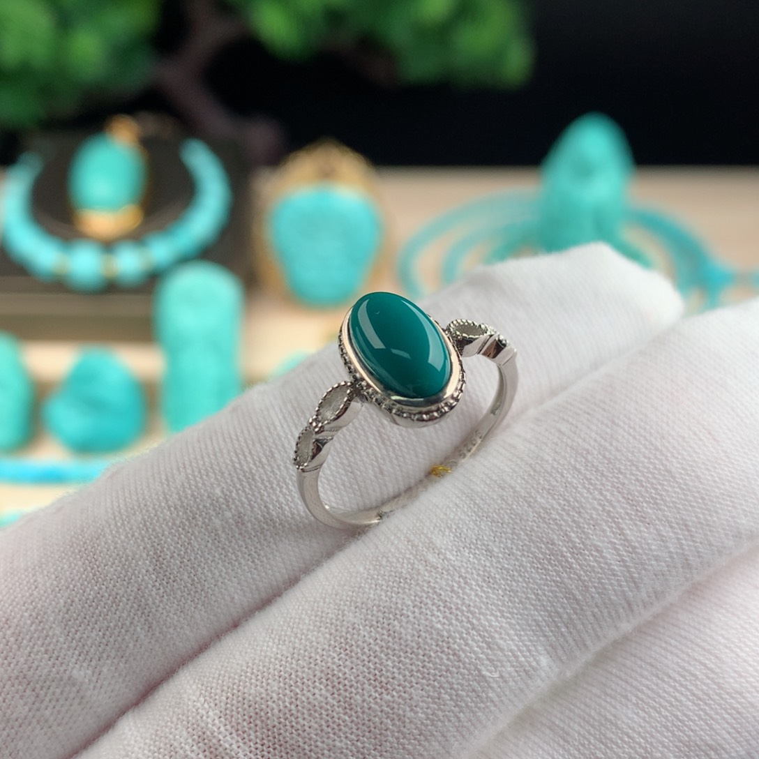 【闪购商品】绿松石珠宝奇石银S925镶嵌