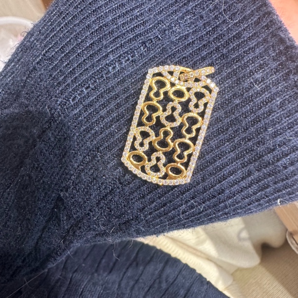 足金精品工艺吊坠