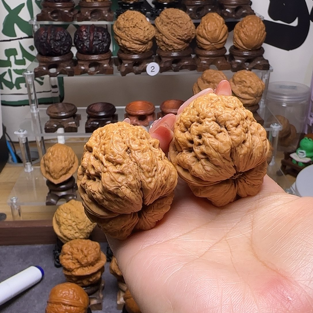 裂***纹把件文玩核桃9…………帝王蟾