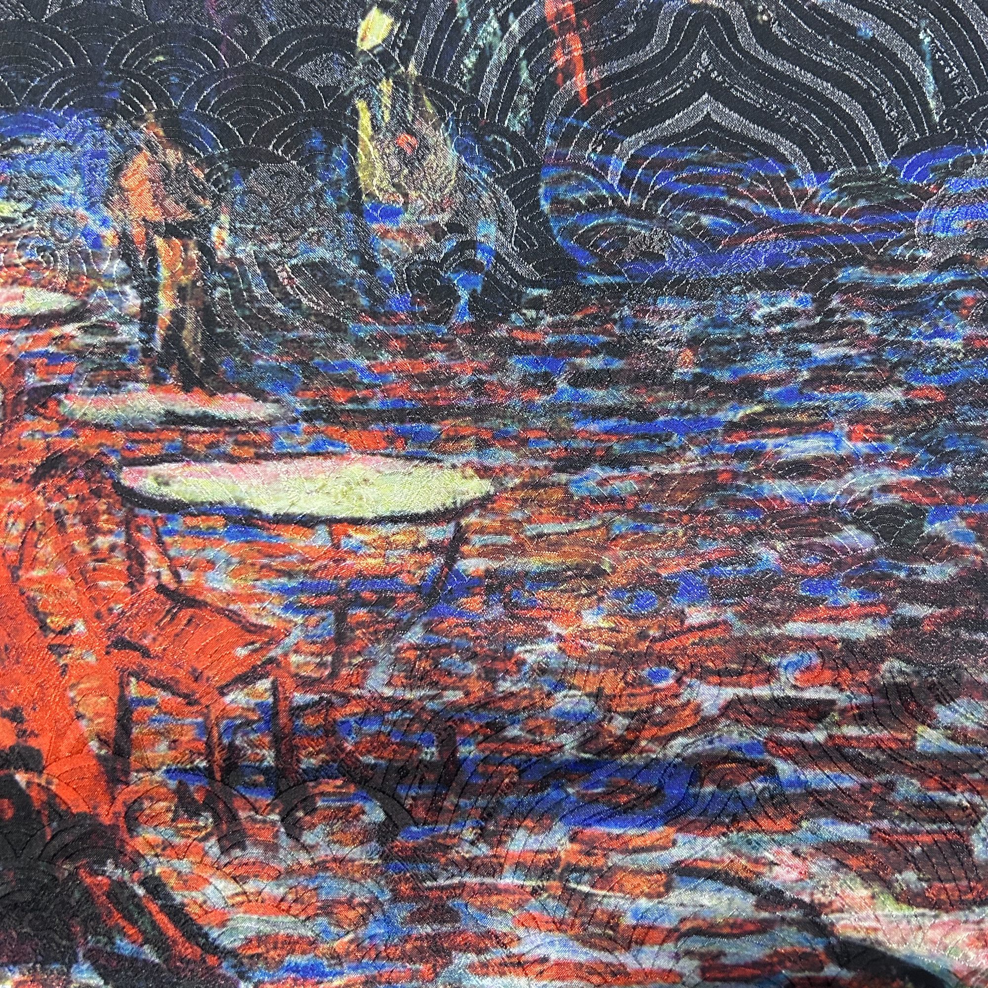 53#蓝色星空香云纱70*70围巾直播链接