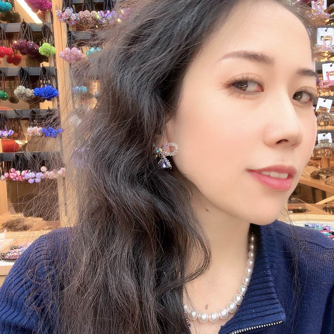 大理石磁石华子蝴蝶结