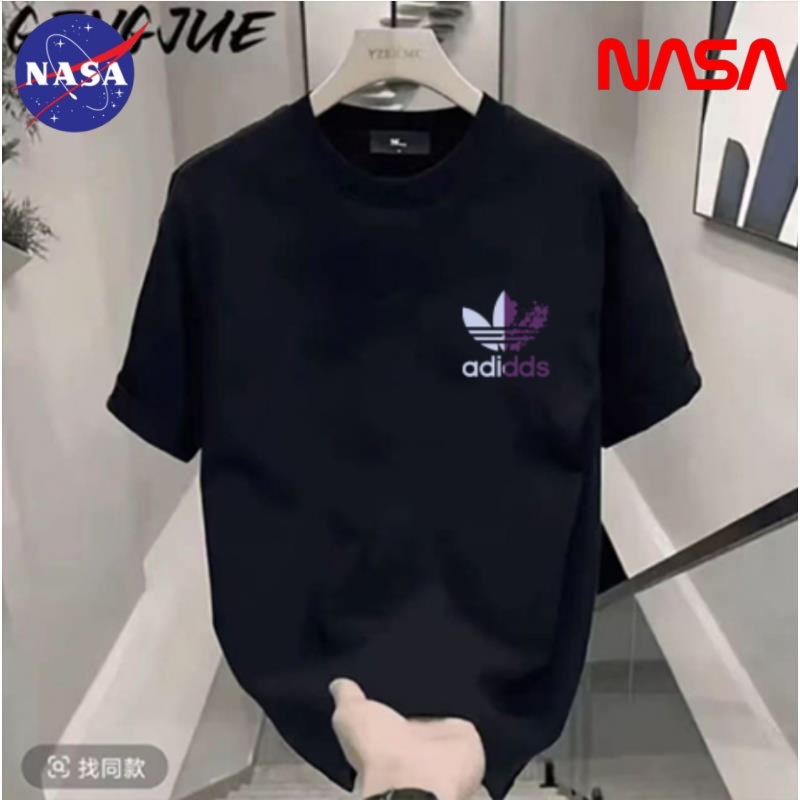 新款时尚百搭潮流情侣休闲潮流半袖圆领印花夏季男女同款T恤-A63