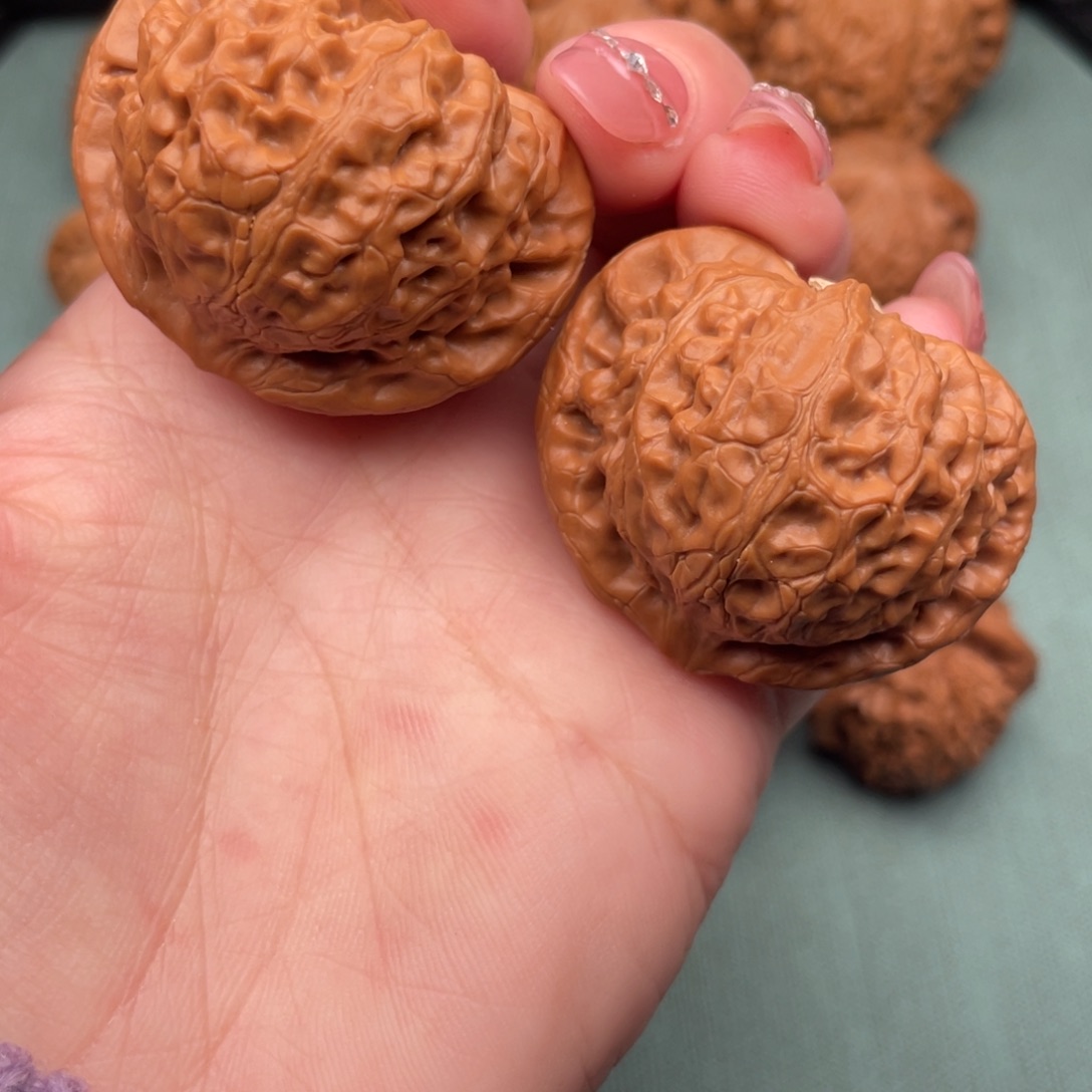 把件文玩核桃全品桃心宫灯42