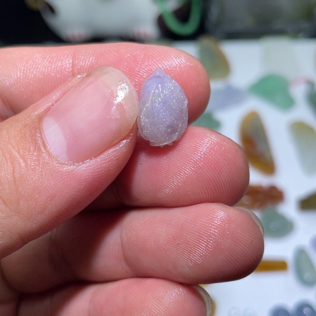 念***翡翠未镶嵌颈饰白菜