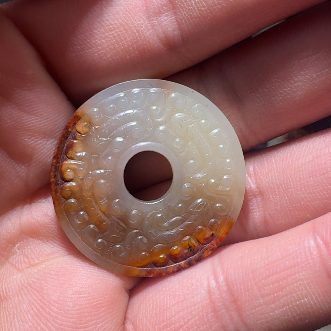 和田玉（糖玉）颈饰未镶嵌活****话