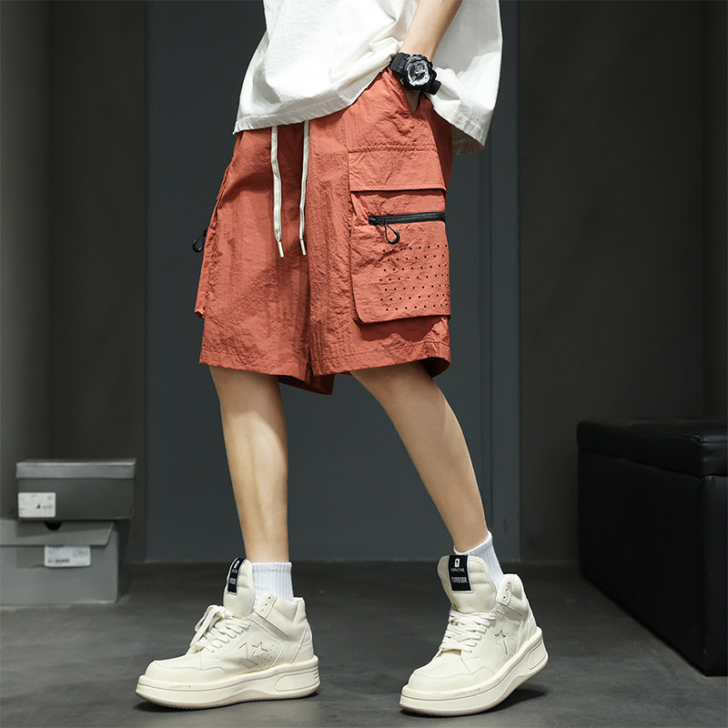 9015美式休闲短裤裤子宽松五分裤短裤夏季男士ins