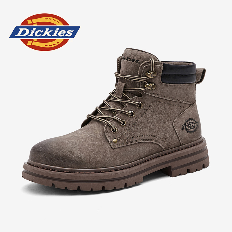 Dickies高帮靴子秋季英伦风男靴增高马丁靴舒适耐磨时尚工装靴