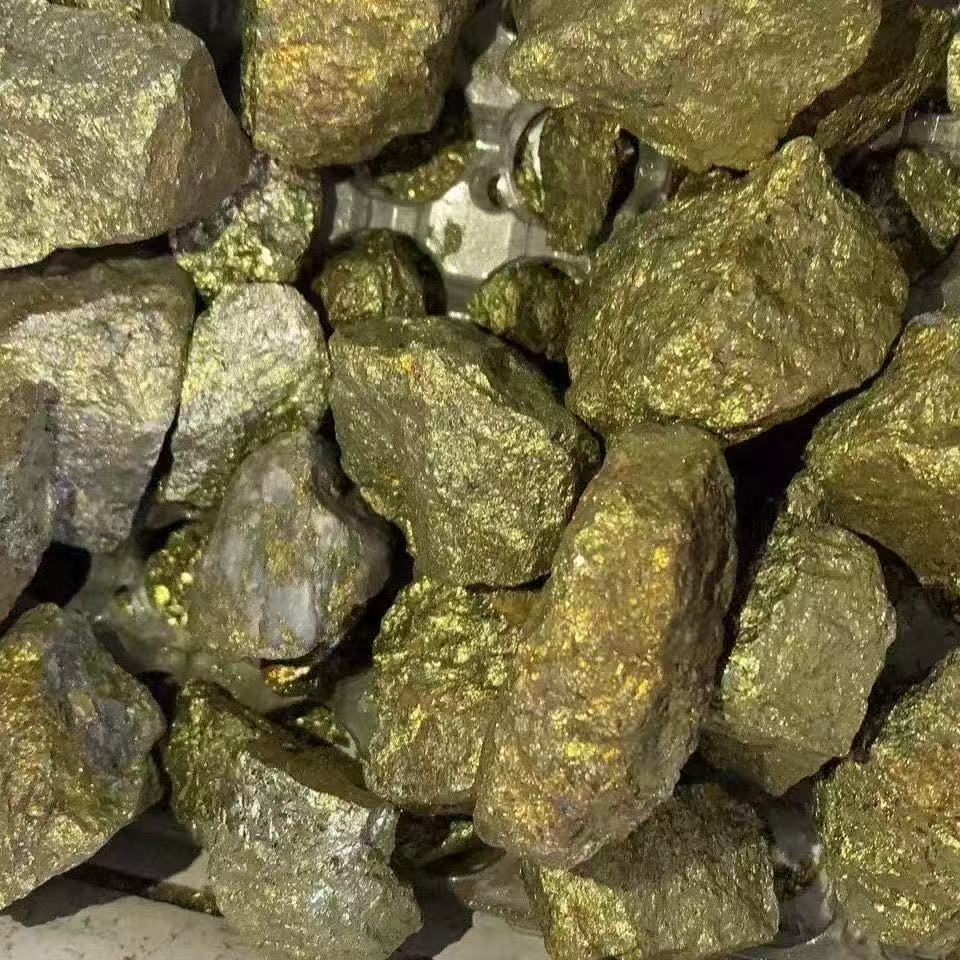 精美金矿石摆件，粗料细料