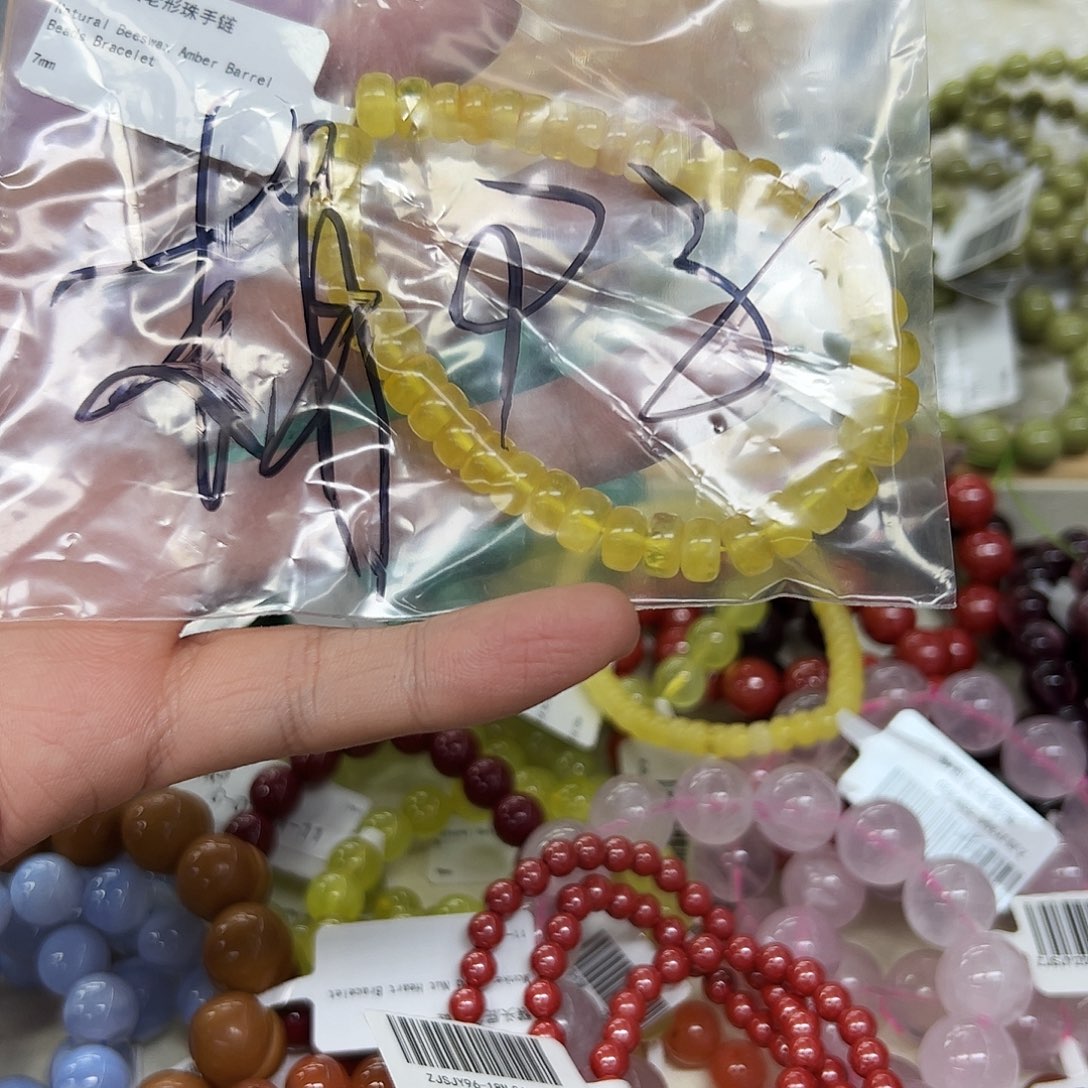 水晶未镶嵌手链蜜