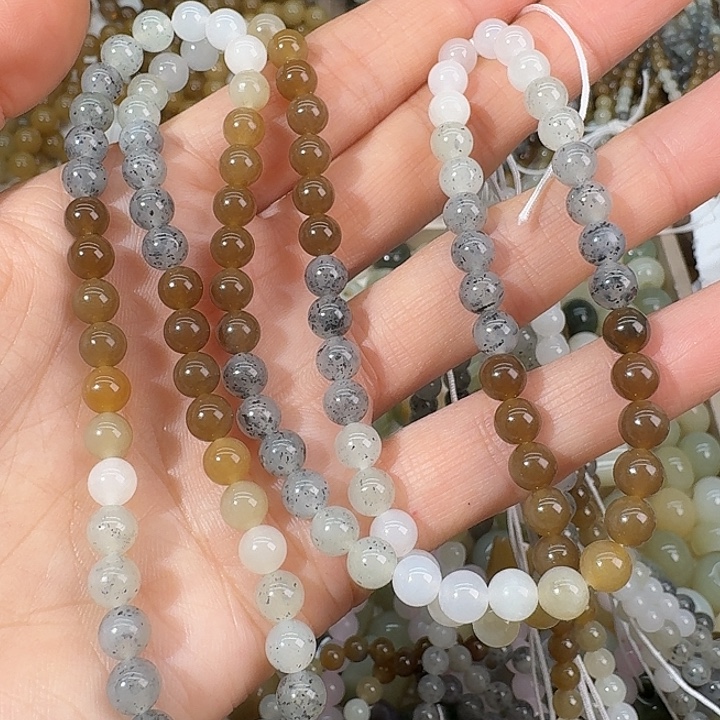 洗***洗和田玉（糖玉）未镶嵌颈饰6mm拍2