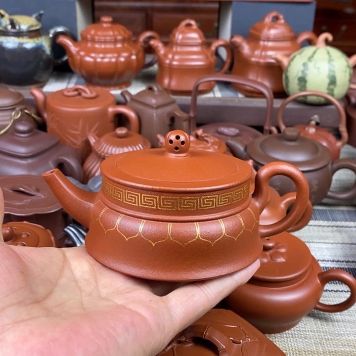 茶壶紫砂禅玉230CC原矿一厂老红土特价