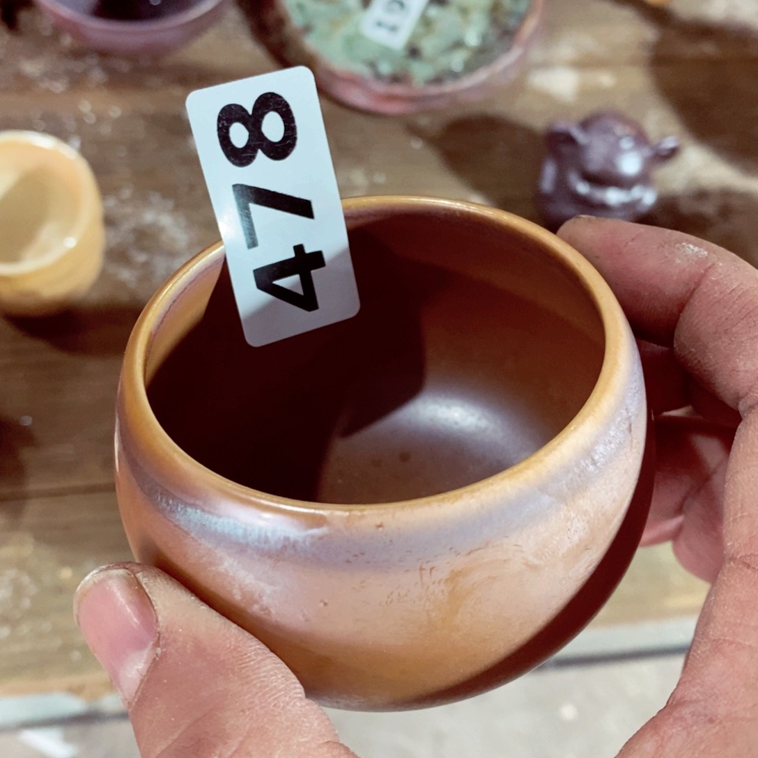 柴烧茶具陶瓷杯子