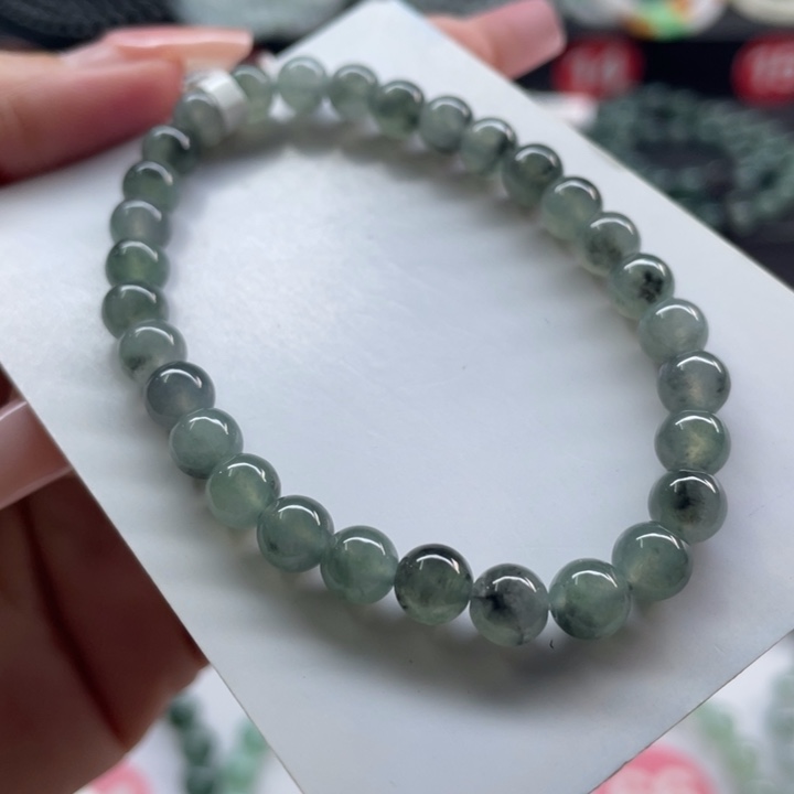 手链翡翠未镶嵌卡6.2