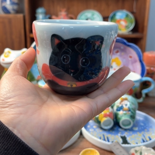 壶景德镇釉下手绘陶瓷 