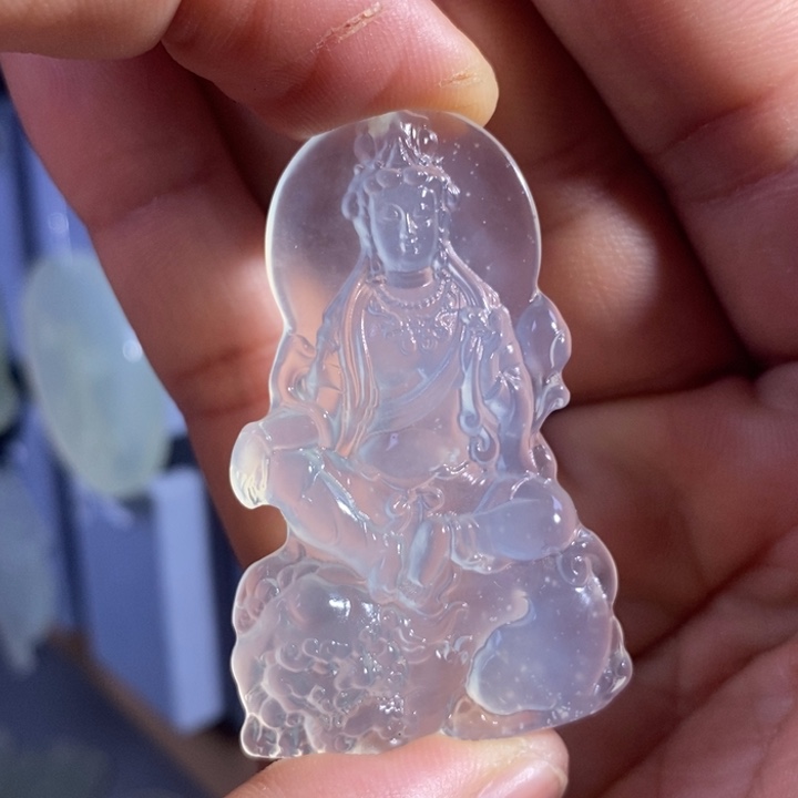 未镶嵌岫玉吊坠吊坠