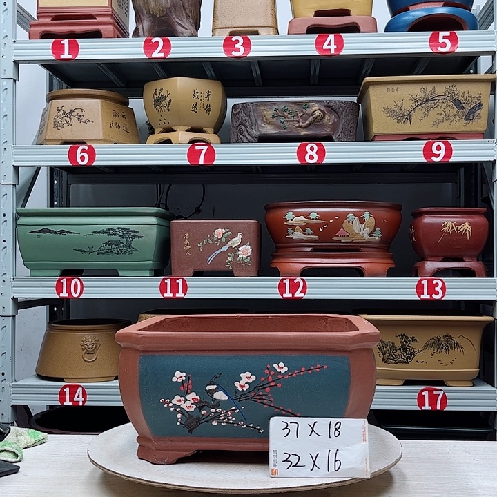 紫砂花盆紫砂花盆