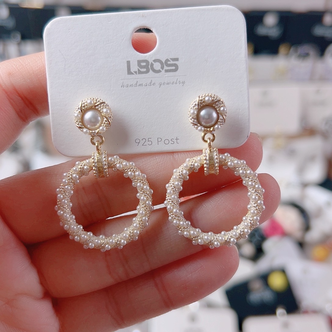 琉璃纯铜合金耳环的