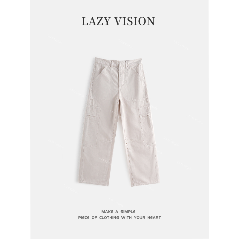 LAZYVISION/土耳其进口工装牛仔裤ZMD-31227