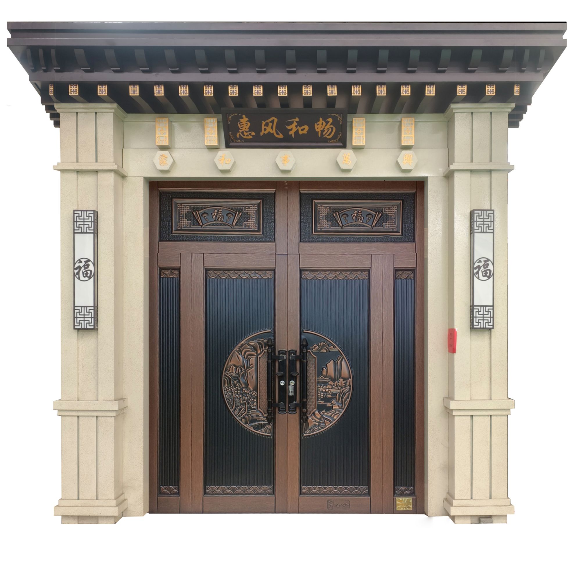 庭院大门自建房大门别墅门