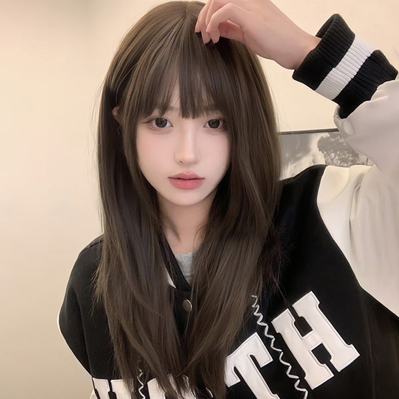 假发女长发长直发日常lolita洛丽塔网红日系jk甜美仿真人全头