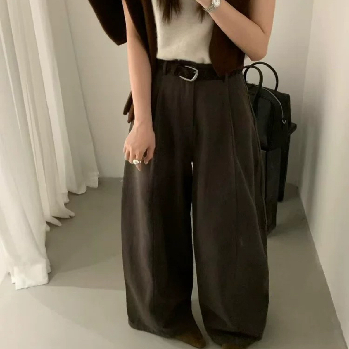 冬款加厚复合贝贝绒高品质气球裤#685