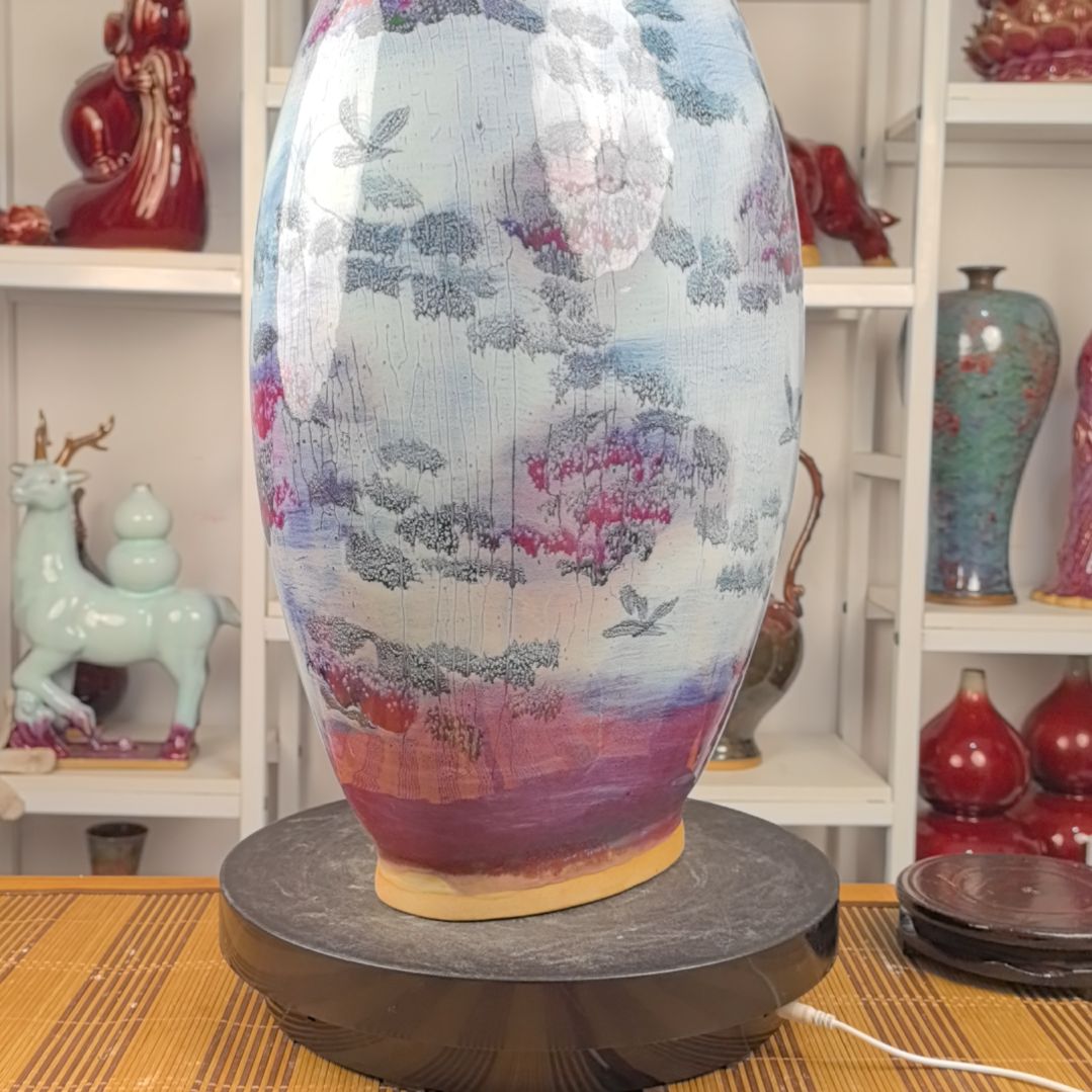 摆件钧瓷摆件神后镇钧瓷