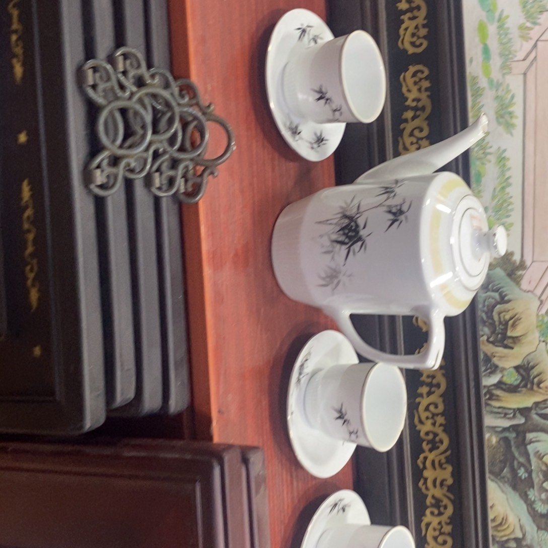 摆件湖*景德镇陶瓷手工