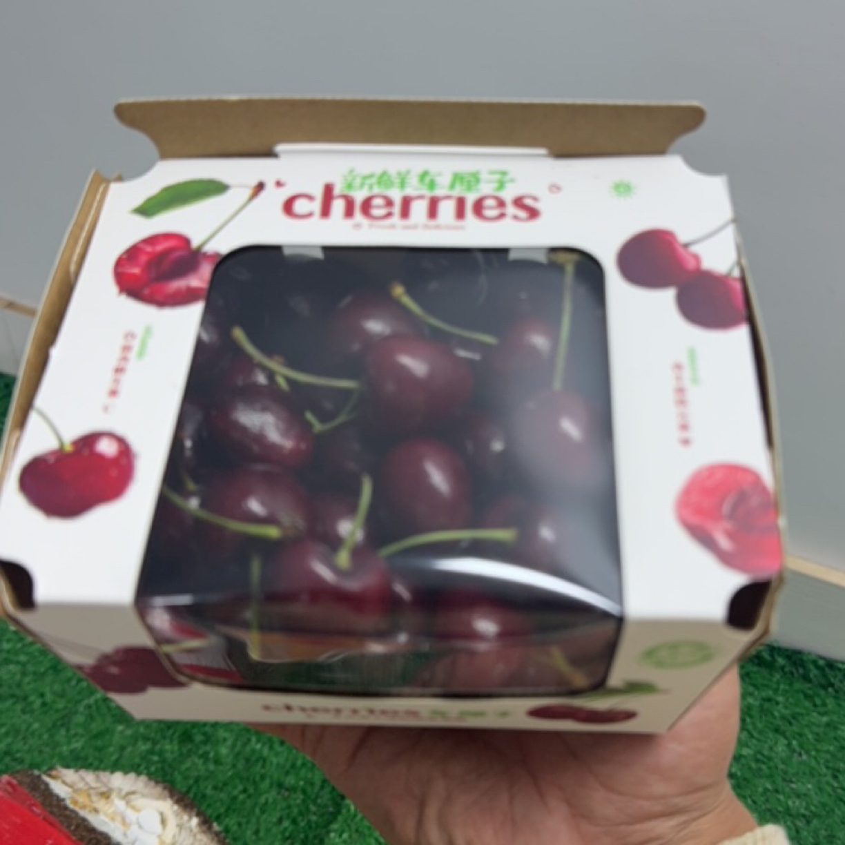 智利海运，桑缇娜车厘子(桑缇娜是车厘子品种)JD，一盒一斤智利