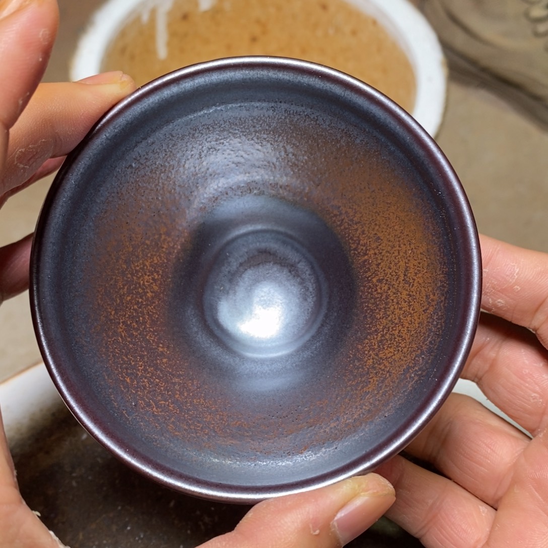 茶盏自然还原柴烧直播间