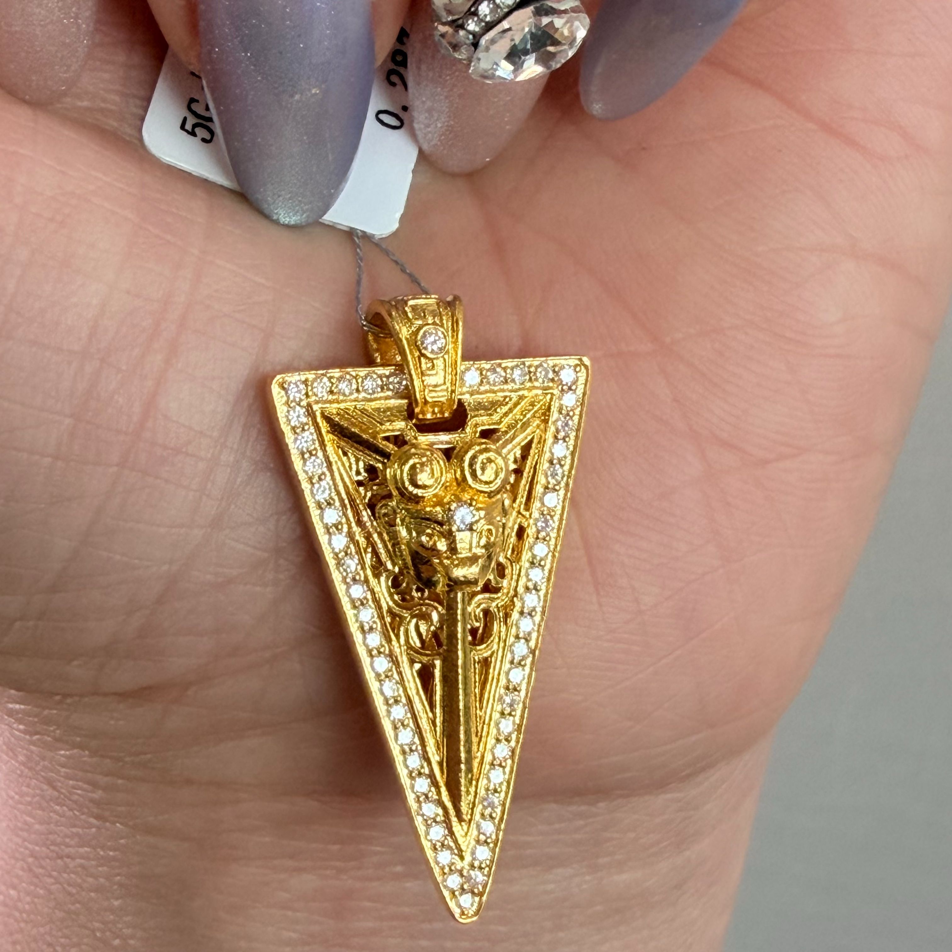 【金项链吊坠】龙玄凤吊坠5G足金999精致时尚附加【688/208】